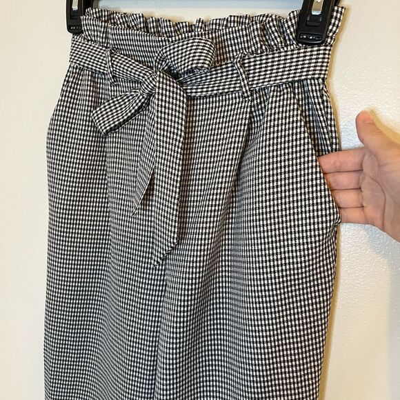 Sienna Sky Black and White Checkered Pull On Pants Size XS - Picture 3 of 5